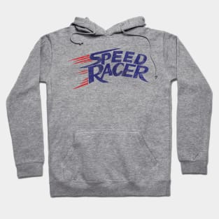 BLUE RETRO SPEED RACER 80S Hoodie